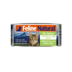 F9 Feline Natural 雞肉及羊肉 主食貓罐頭 85g